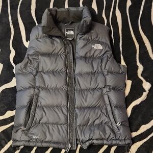 The North Face Black Quilted 700-Fill Down Vest